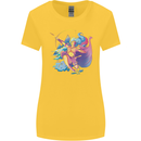 Artemis Greek Goddess of Wild Animals Womens Wider Cut T-Shirt Yellow