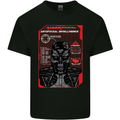 Artificial Intelligence Robot Machine Movie Mens Cotton T-Shirt Tee Top Black