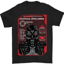 Artificial Intelligence Robot Machine Movie Mens T-Shirt Cotton Gildan Black