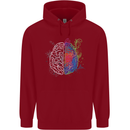 Artistic Technical Brain Artist Engineer Childrens Kids Hoodie Red