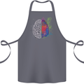 Artistic Technical Brain Artist Engineer Cotton Apron 100% Organic Steel