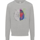 Artistic Technical Brain Artist Engineer Kids Sweatshirt Jumper Sports Grey