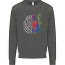 Artistic Technical Brain Artist Engineer Kids Sweatshirt Jumper Storm Grey
