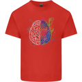 Artistic Technical Brain Artist Engineer Mens Cotton T-Shirt Tee Top Red