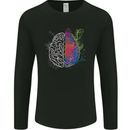 Artistic Technical Brain Artist Engineer Mens Long Sleeve T-Shirt Black