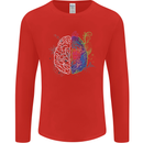 Artistic Technical Brain Artist Engineer Mens Long Sleeve T-Shirt Red
