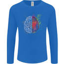 Artistic Technical Brain Artist Engineer Mens Long Sleeve T-Shirt Royal Blue