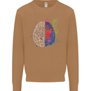 Artistic Technical Brain Artist Engineer Mens Sweatshirt Jumper Caramel Latte