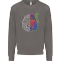 Artistic Technical Brain Artist Engineer Mens Sweatshirt Jumper Charcoal