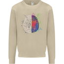 Artistic Technical Brain Artist Engineer Mens Sweatshirt Jumper Sand