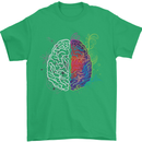 Artistic Technical Brain Artist Engineer Mens T-Shirt Cotton Gildan Irish Green
