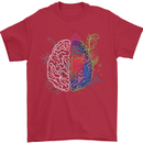 Artistic Technical Brain Artist Engineer Mens T-Shirt Cotton Gildan Red