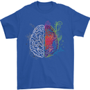 Artistic Technical Brain Artist Engineer Mens T-Shirt Cotton Gildan Royal Blue