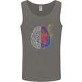 Artistic Technical Brain Artist Engineer Mens Vest Tank Top Charcoal