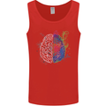Artistic Technical Brain Artist Engineer Mens Vest Tank Top Red