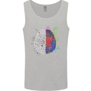 Artistic Technical Brain Artist Engineer Mens Vest Tank Top Sports Grey