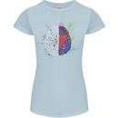 Artistic Technical Brain Artist Engineer Womens Petite Cut T-Shirt Light Blue