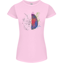 Artistic Technical Brain Artist Engineer Womens Petite Cut T-Shirt Light Pink