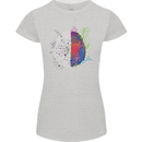 Artistic Technical Brain Artist Engineer Womens Petite Cut T-Shirt Sports Grey