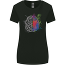 Artistic Technical Brain Artist Engineer Womens Wider Cut T-Shirt Black