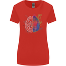 Artistic Technical Brain Artist Engineer Womens Wider Cut T-Shirt Red