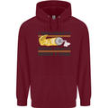 Arts and Crafts Funny Crafty Art Artist Childrens Kids Hoodie Maroon