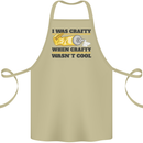 Arts and Crafts Funny Crafty Art Artist Cotton Apron 100% Organic Khaki
