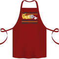 Arts and Crafts Funny Crafty Art Artist Cotton Apron 100% Organic Maroon