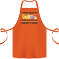 Arts and Crafts Funny Crafty Art Artist Cotton Apron 100% Organic Orange