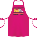 Arts and Crafts Funny Crafty Art Artist Cotton Apron 100% Organic Pink