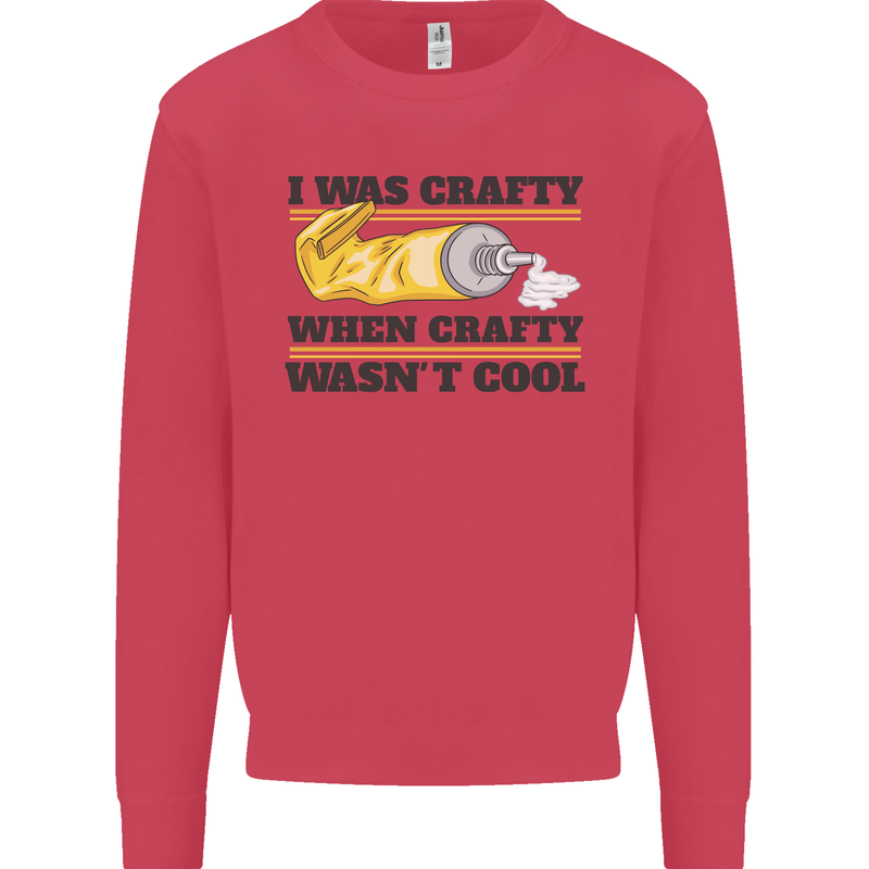 Arts and Crafts Funny Crafty Art Artist Kids Sweatshirt Jumper Heliconia