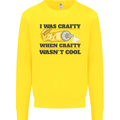 Arts and Crafts Funny Crafty Art Artist Kids Sweatshirt Jumper Yellow