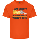 Arts and Crafts Funny Crafty Art Artist Kids T-Shirt Childrens Orange