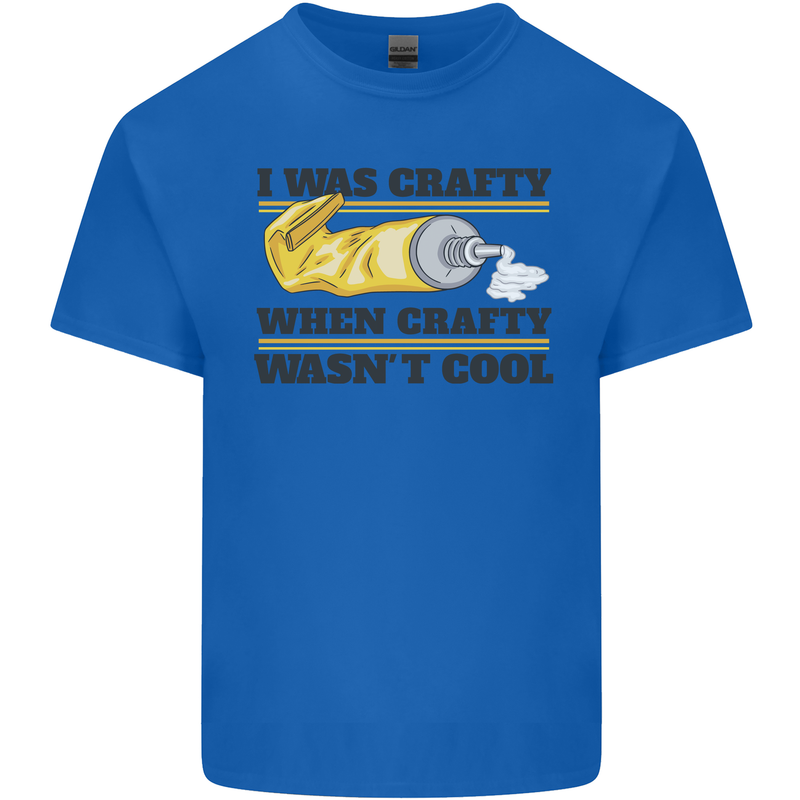 Arts and Crafts Funny Crafty Art Artist Kids T-Shirt Childrens Royal Blue