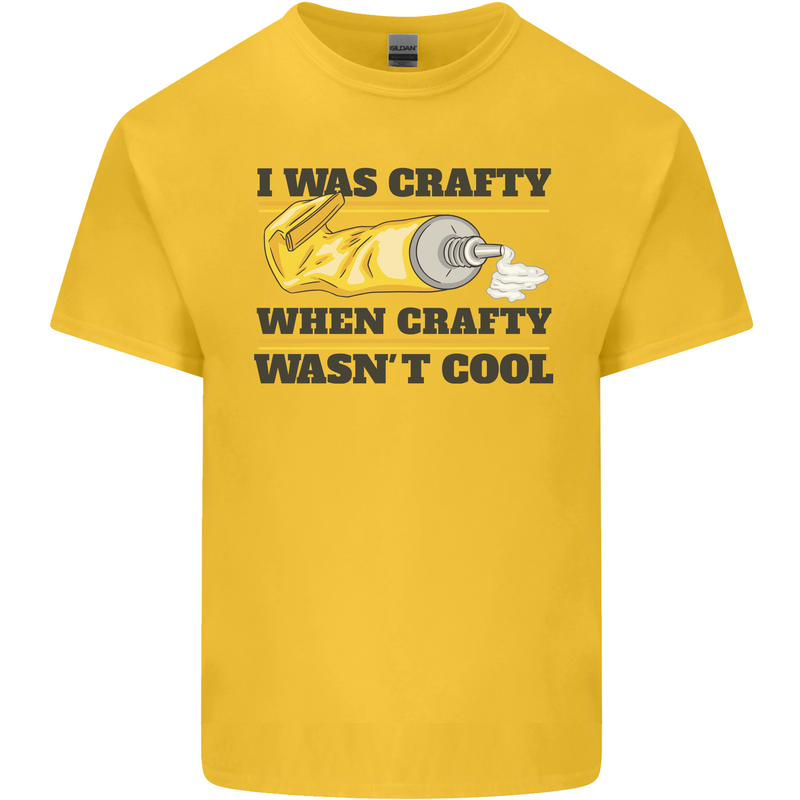 Arts and Crafts Funny Crafty Art Artist Kids T-Shirt Childrens Yellow