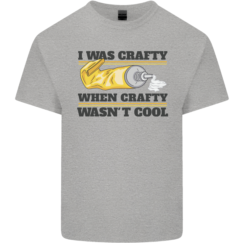 Arts and Crafts Funny Crafty Art Artist Mens Cotton T-Shirt Tee Top Sports Grey