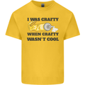 Arts and Crafts Funny Crafty Art Artist Mens Cotton T-Shirt Tee Top Yellow