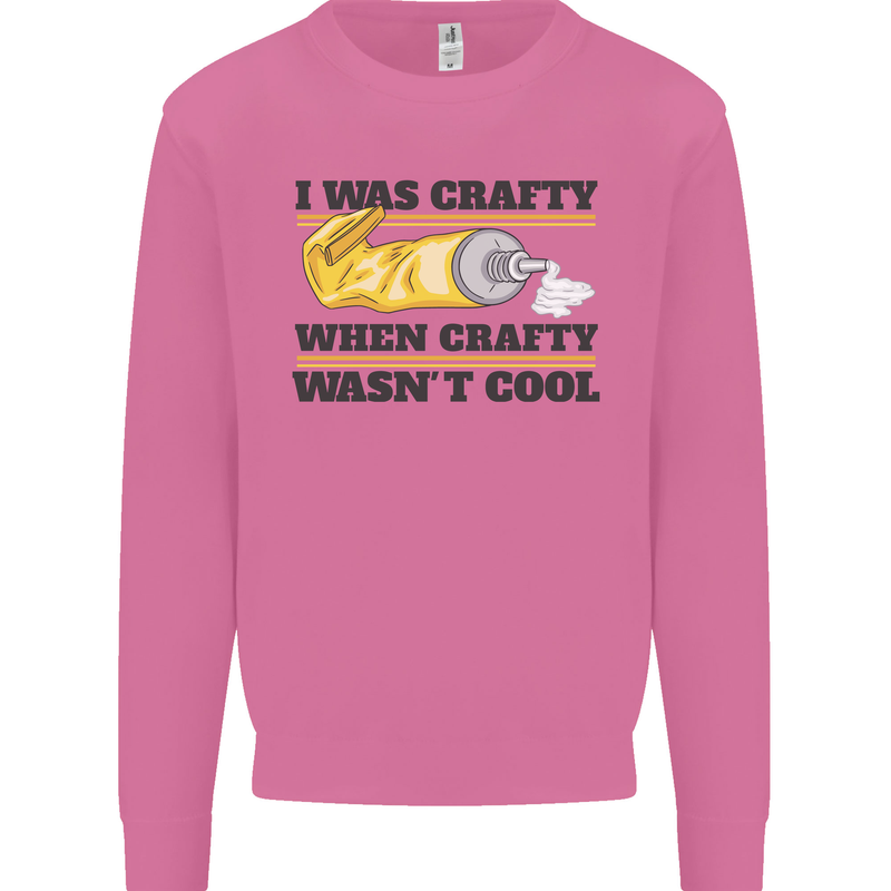 Arts and Crafts Funny Crafty Art Artist Mens Sweatshirt Jumper Azalea