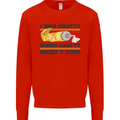 Arts and Crafts Funny Crafty Art Artist Mens Sweatshirt Jumper Bright Red