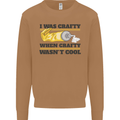 Arts and Crafts Funny Crafty Art Artist Mens Sweatshirt Jumper Caramel Latte