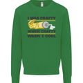 Arts and Crafts Funny Crafty Art Artist Mens Sweatshirt Jumper Irish Green