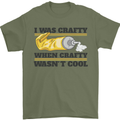 Arts and Crafts Funny Crafty Art Artist Mens T-Shirt 100% Cotton Military Green