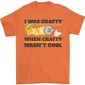 Arts and Crafts Funny Crafty Art Artist Mens T-Shirt 100% Cotton Orange