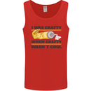 Arts and Crafts Funny Crafty Art Artist Mens Vest Tank Top Red