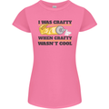 Arts and Crafts Funny Crafty Art Artist Womens Petite Cut T-Shirt Azalea