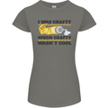 Arts and Crafts Funny Crafty Art Artist Womens Petite Cut T-Shirt Charcoal