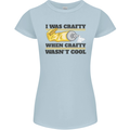 Arts and Crafts Funny Crafty Art Artist Womens Petite Cut T-Shirt Light Blue