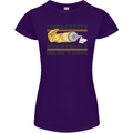 Arts and Crafts Funny Crafty Art Artist Womens Petite Cut T-Shirt Purple