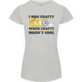 Arts and Crafts Funny Crafty Art Artist Womens Petite Cut T-Shirt Sports Grey