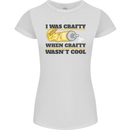 Arts and Crafts Funny Crafty Art Artist Womens Petite Cut T-Shirt White